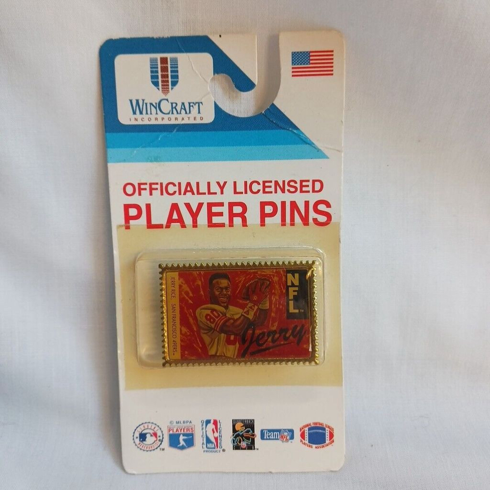 WinCraft Jerry Rice San Francisco 49ers Player Pin NEW